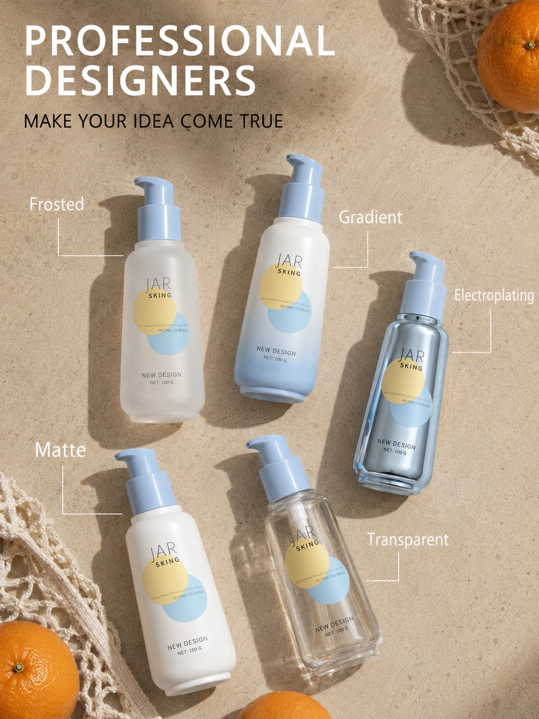 pet-pump-bottle-surface-finish-options