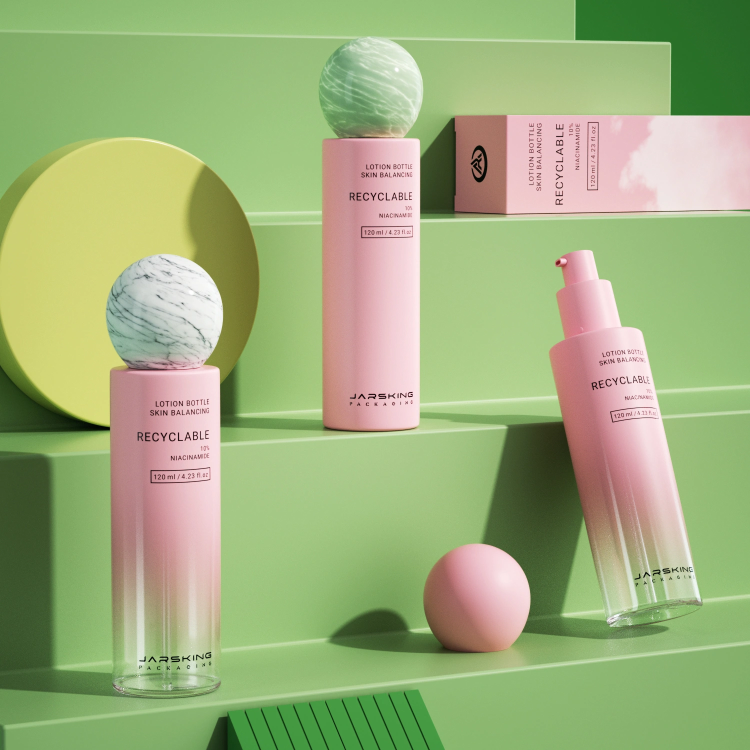 recyclable-120ml-lotion-pump-packaging