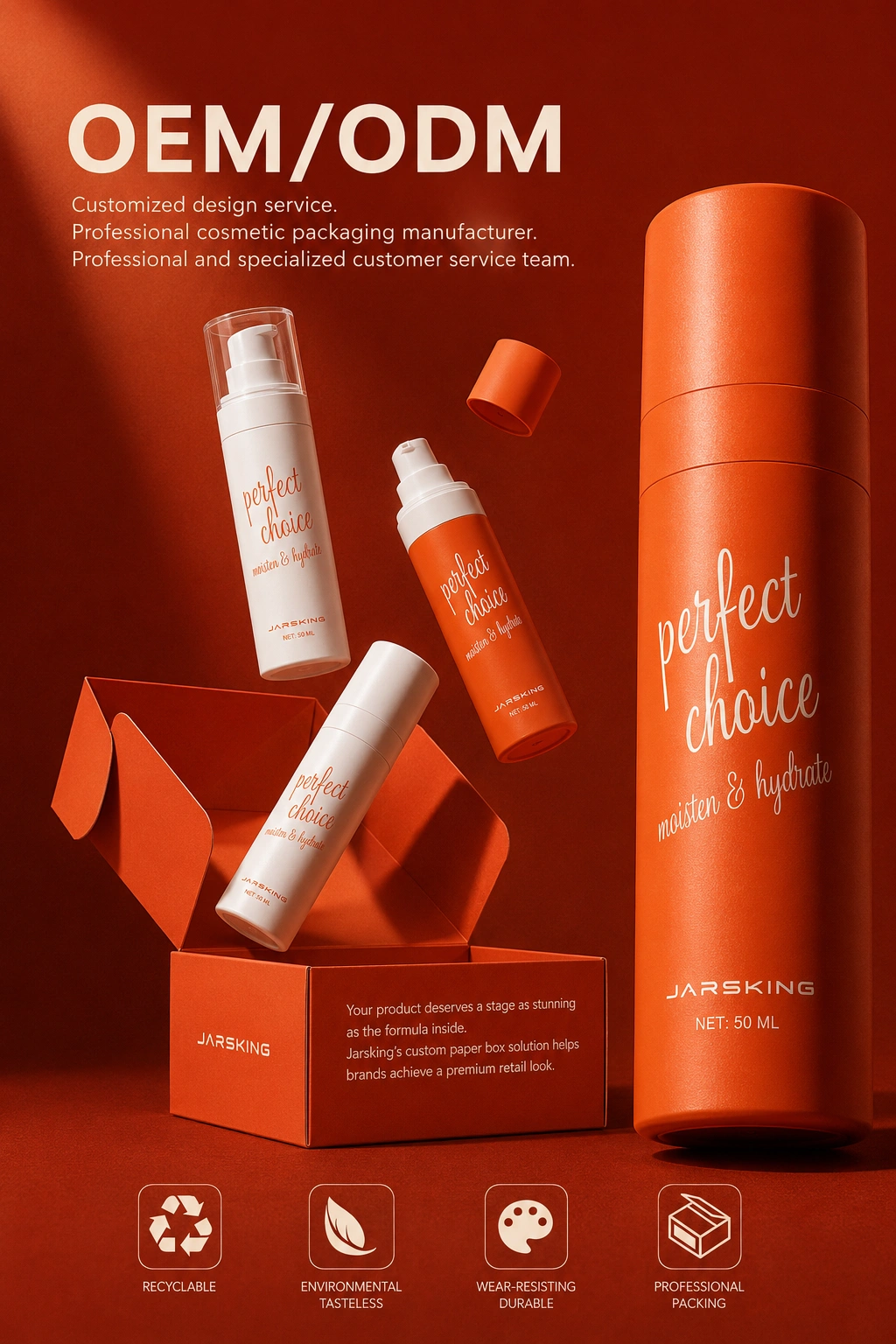 refillable-airless-lotion-bottle-oem-odm-service