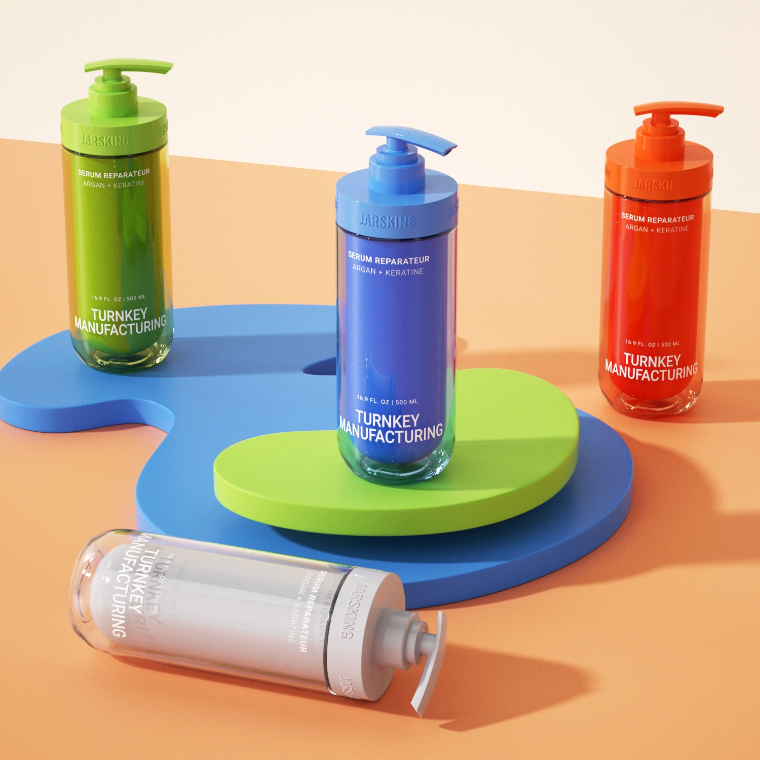 500ml-pet-shampoo-pump-bottle-transparent-bright-colors
