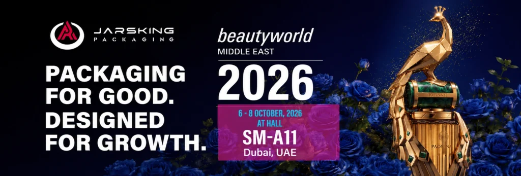 Jarsking Packaging at Beautyworld Middle East 2026, 6–8 October, stand SM-A11, Dubai