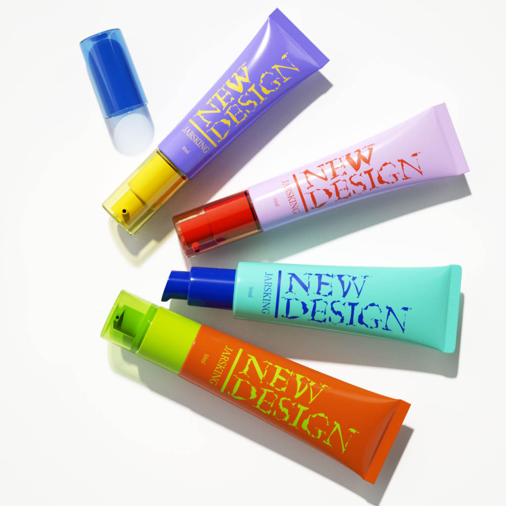 colorful-airless-pump-tube-contrast-branding