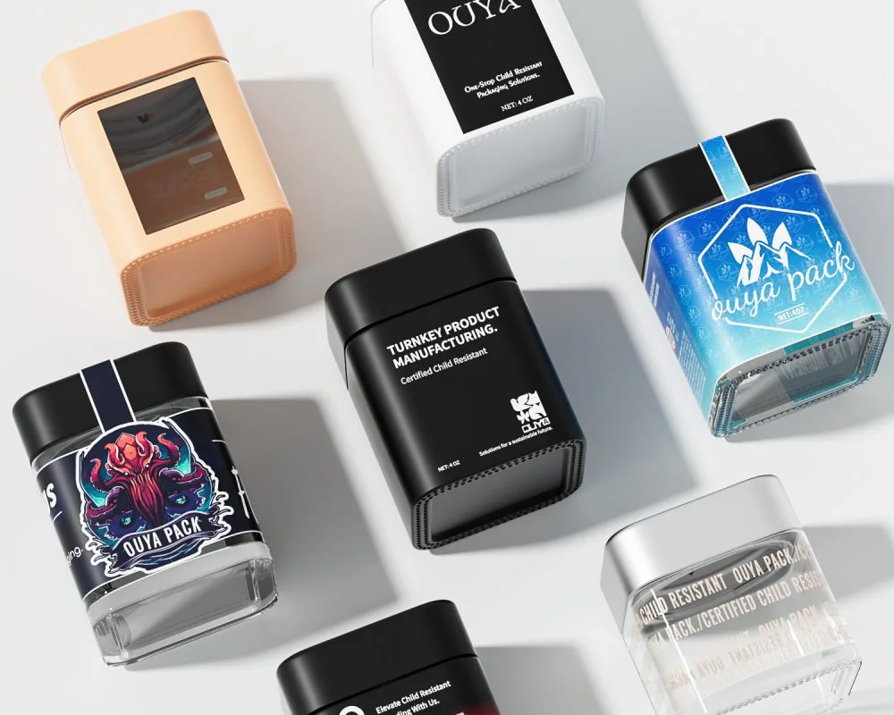 custom stash flower jar