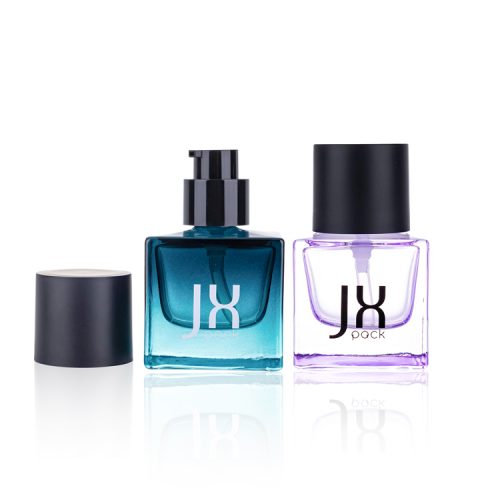 30ml square glass foundation bottle