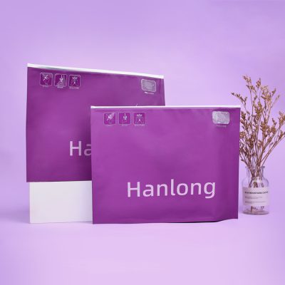 purple mylar bag