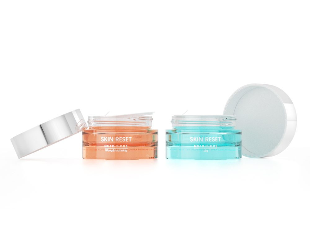 glass cosmetic pump bottle