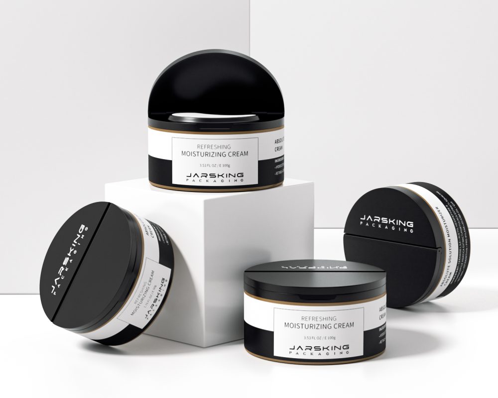 Plastic Replaceable Face Cream Jar