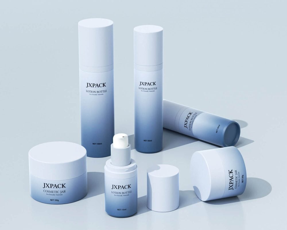 beauty products packaging